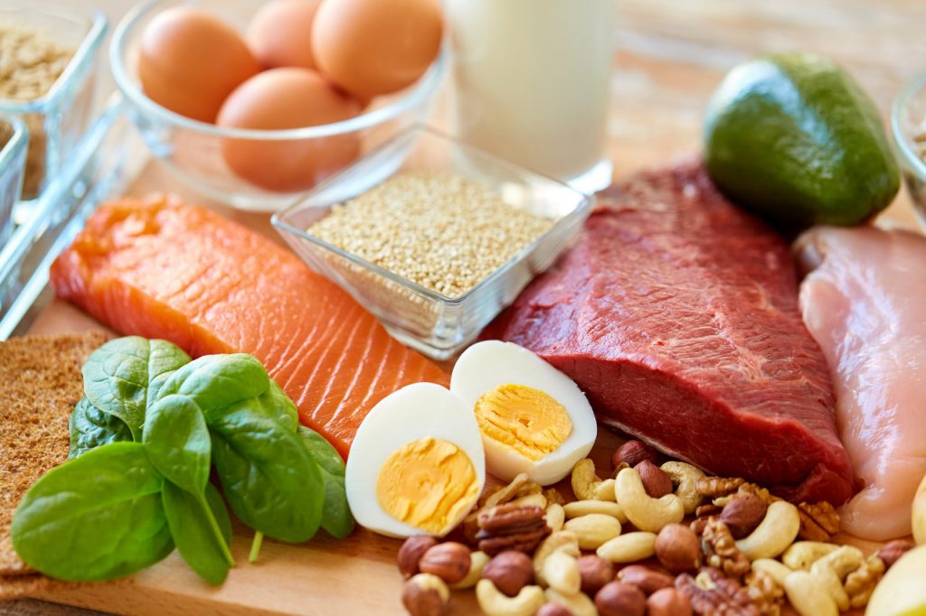 Meat, fish, eggs, and legumes