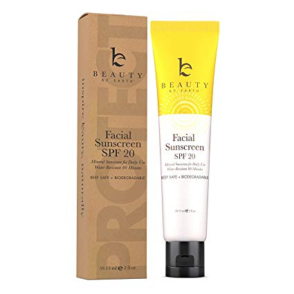 Face Sunscreen SPF 20 a non-toxic sunscreen.