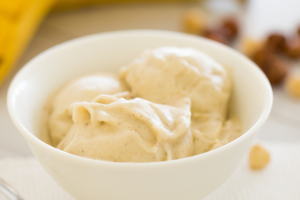 Bowl of Frozen Bananas.