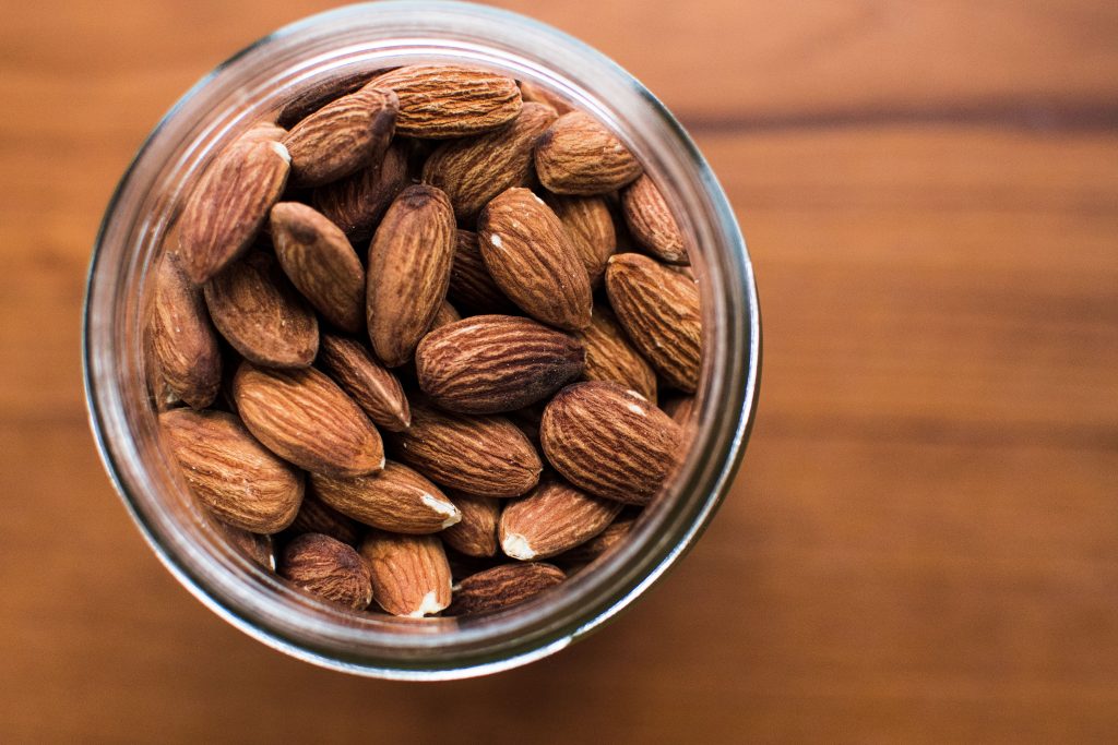 A jar of nuts.