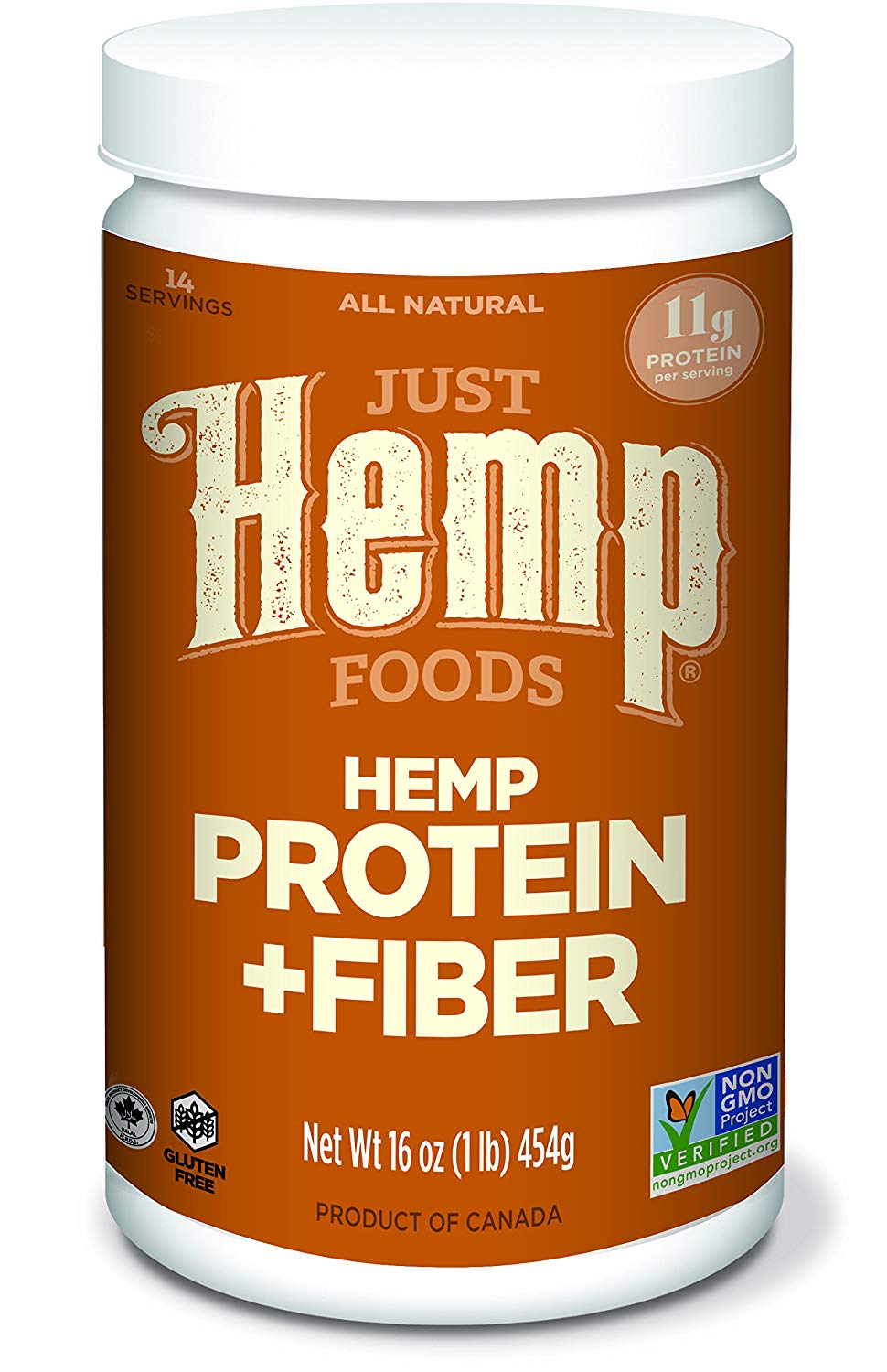Just Hemp Foods Hemp Protein Powder Plus Fiber