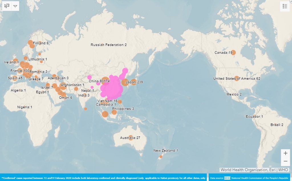 An image of the world map