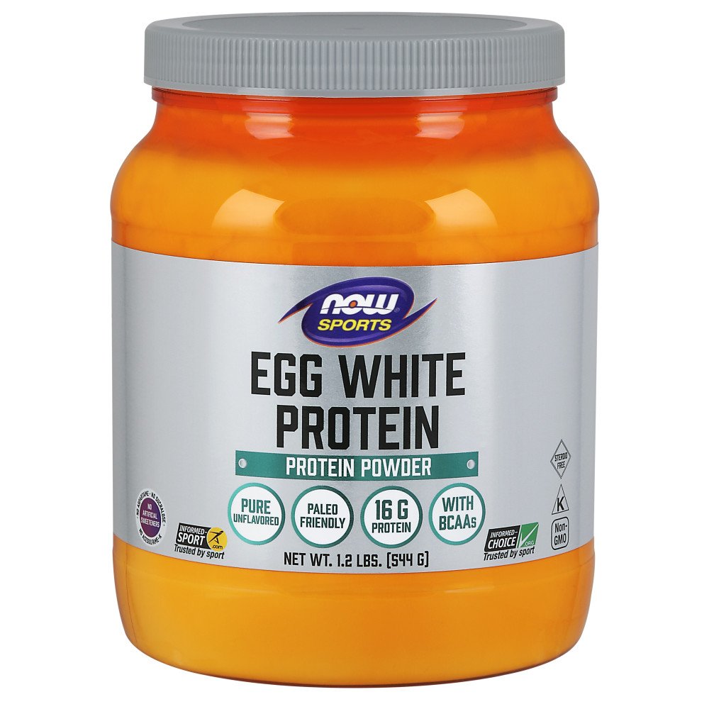 NOW Sports Nutrition Egg White Protein Powder