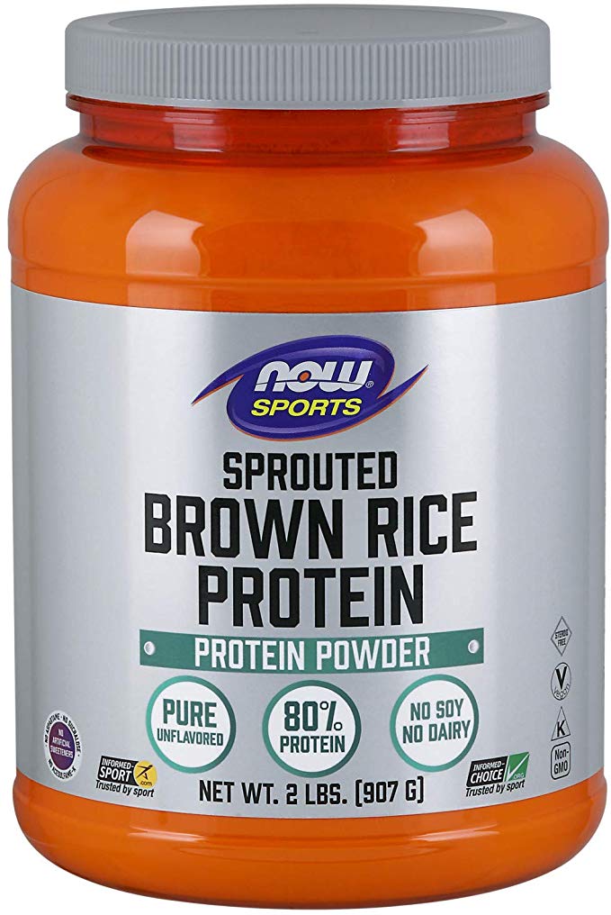NOW Sports Nutrition Sprouted Brown Rice Protein