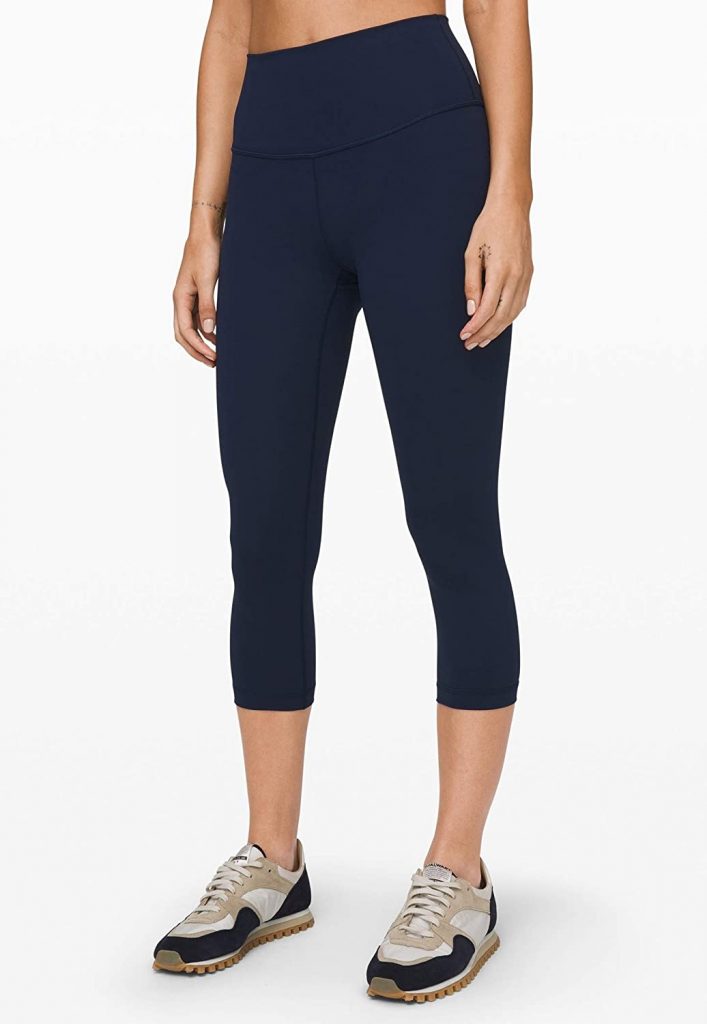 Lululemon Wunder Under Crop High Rise Yoga Pants, among the best gym clothes by this brand