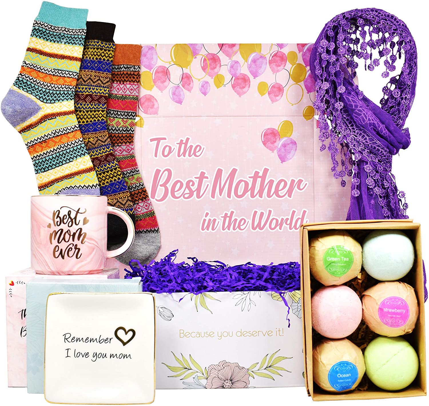 Bath Bomb Gift Set for Mom