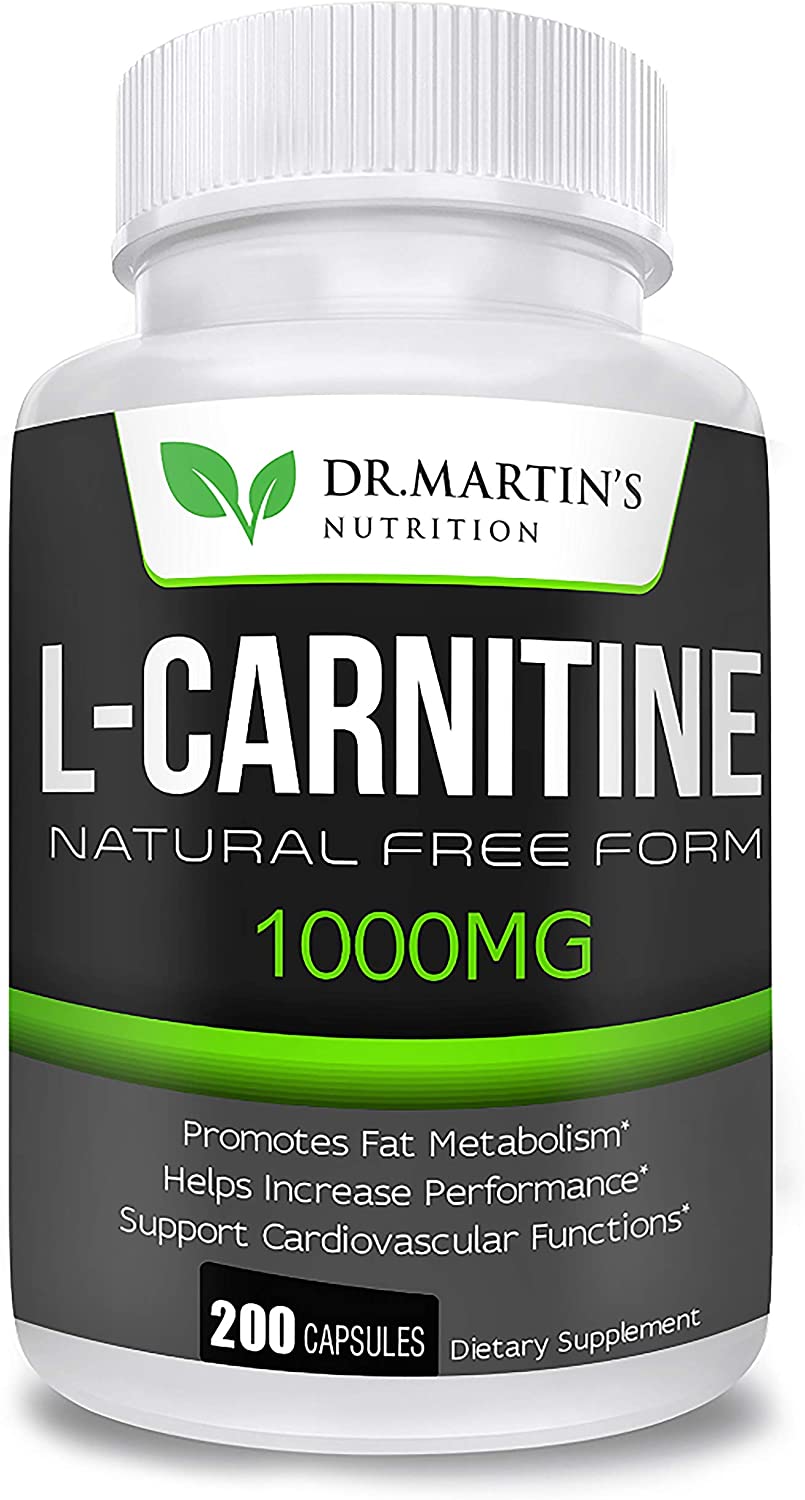 Dr. Martin’s Nutrition L-Carnitine: Natural Free Form, 1000 mg.