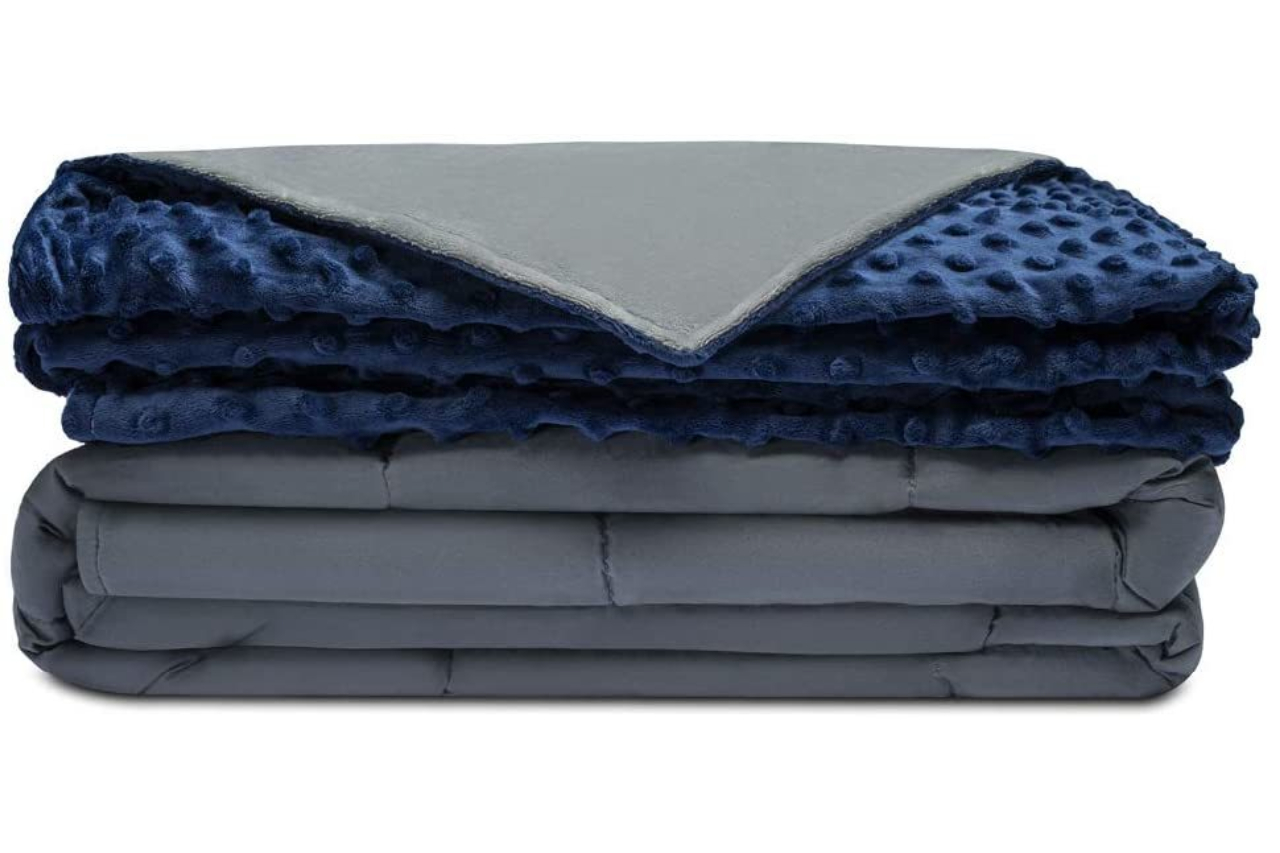 Quility Premium Adult Weighted Blanket & Removable Cover