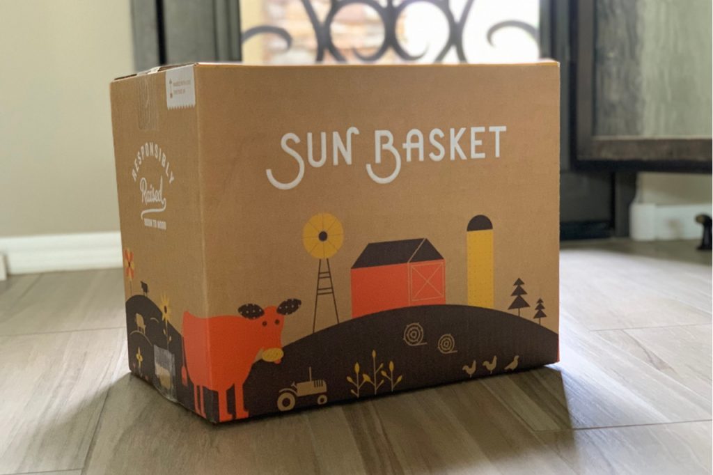 Sun Basket meal service box