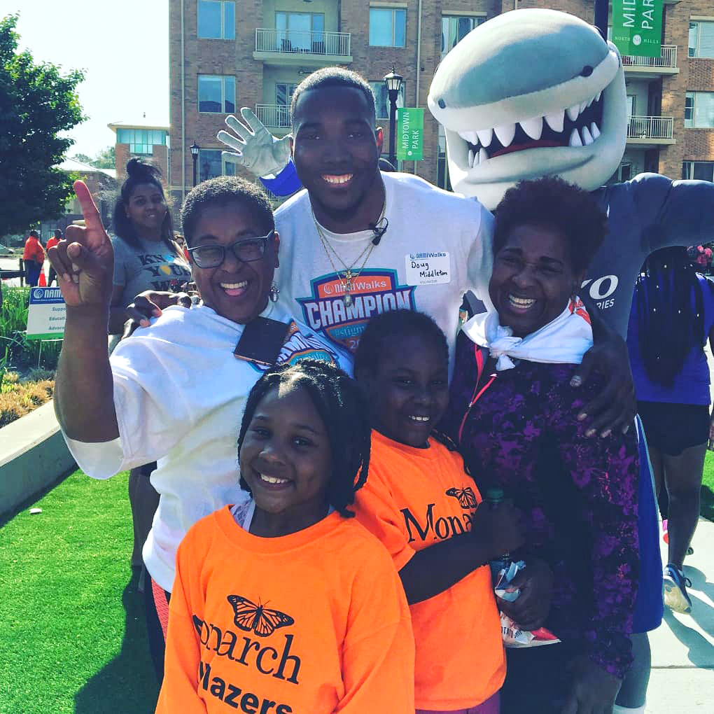 Doug Middleton and several kids and volunteers