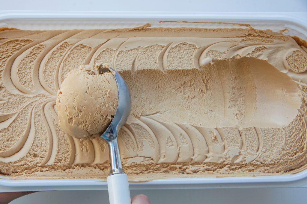 A tub of Protein Ice Cream Macros