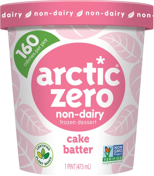 Arctic Zero, Non-Dairy Desserts, Cake Batter (Pint)