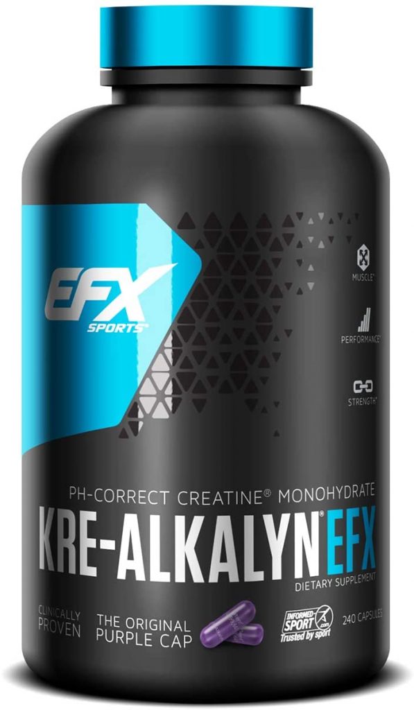 EFX Sports Kre-Alkalyn | PH-Correct Creatine Monohydrate | Multi-Patented Formula
