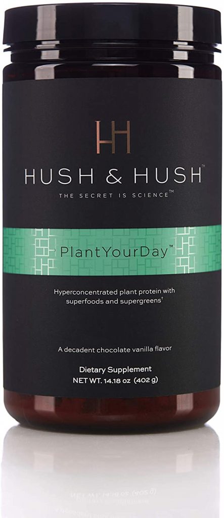 PlantYourDay | Plant-Based Vegan Protein Powder | Chocolate Flavor | Low Calorie | Prebiotics and Probiotics | Fiber | with Greens and Superfoods