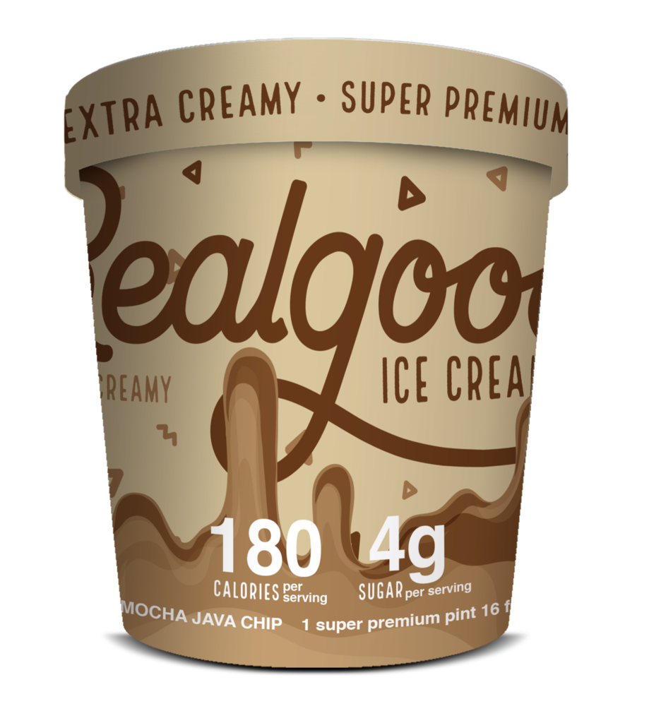 Realgood Super Premium Mocha Java Chip Ice Cream (4g)