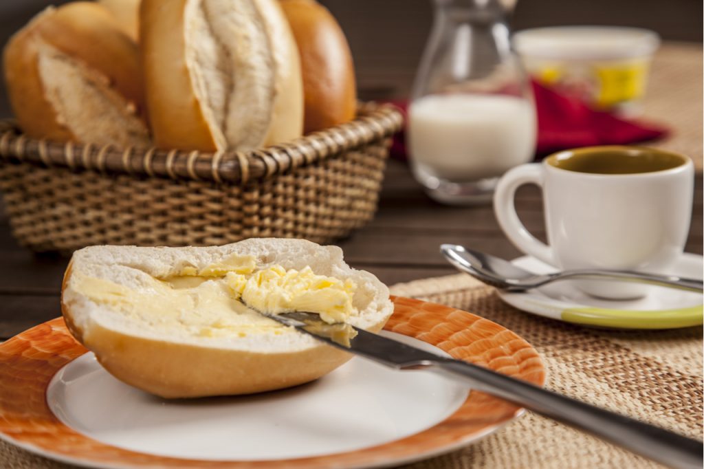 Traditional French bread.