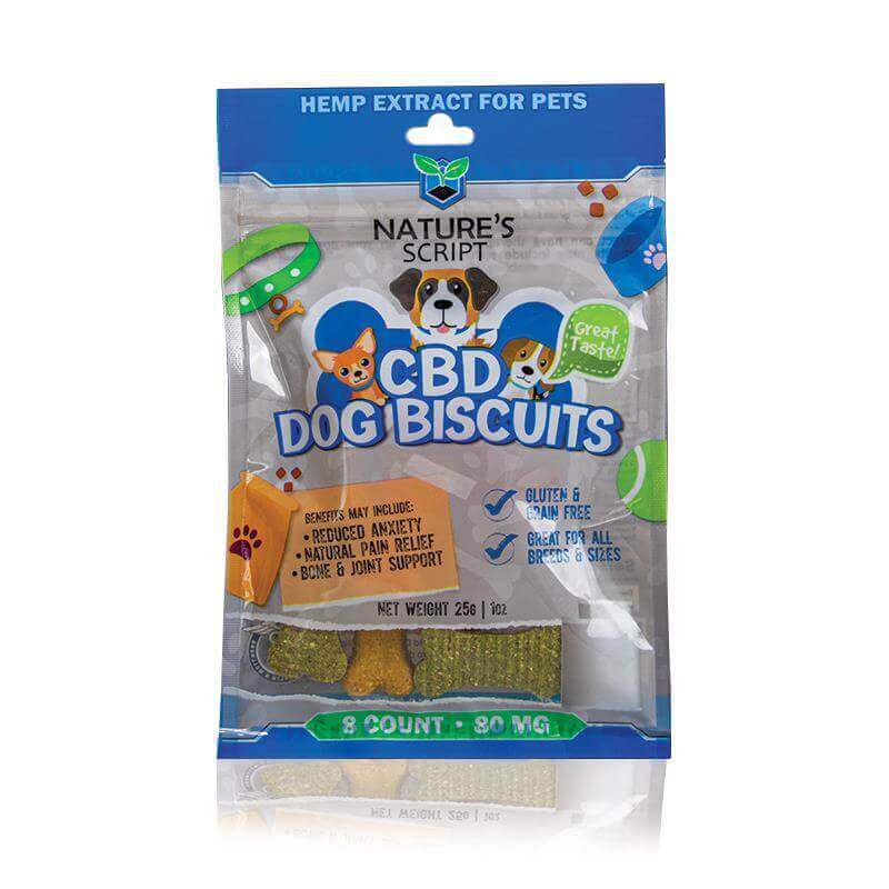 Nature’s Script CBD Dog Biscuits