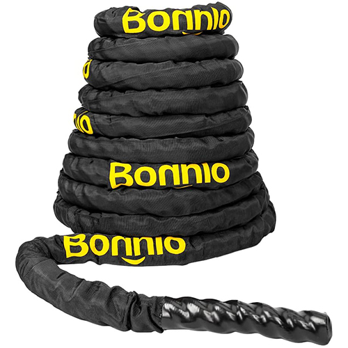 Bonnlo Battle Exercise Training Rope with Protective Cover