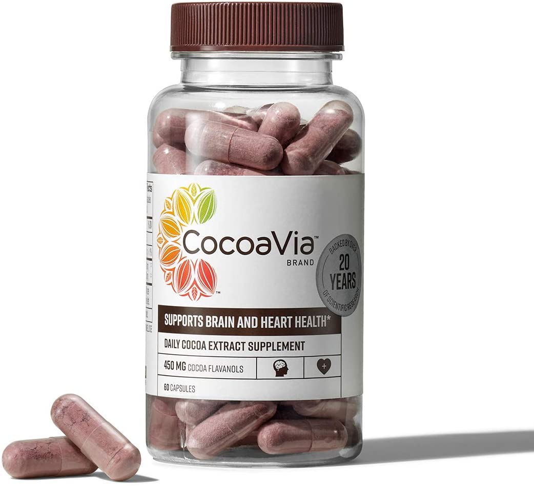 CocoaVia Heart & Brain Supplement 60 Capsules