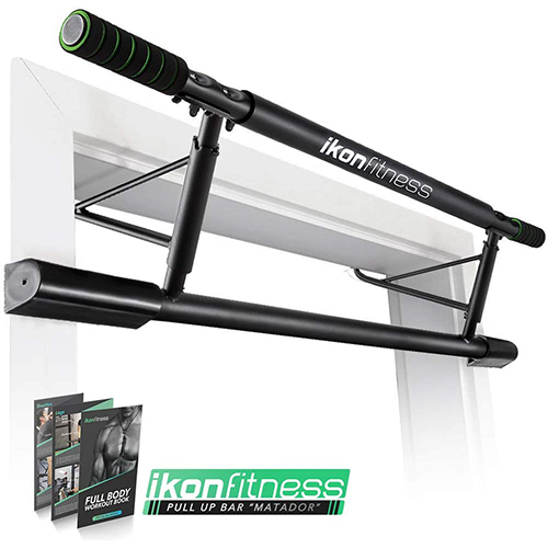 Ikonfitness Pull Up Bar with Smart Larger Hooks Technology
