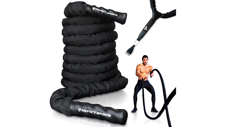 Pro Battle Ropes with Anchor Strap Kit