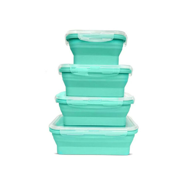 Collapsible Silicone Food Storage Containers