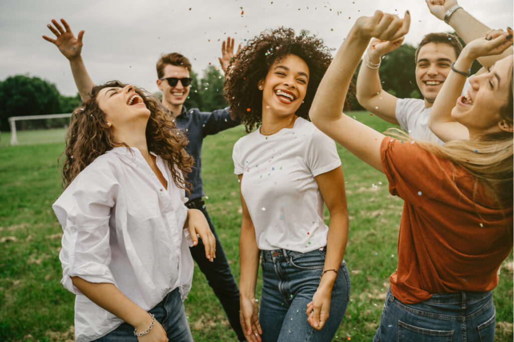 Is laughing good for you and your friends during these times?