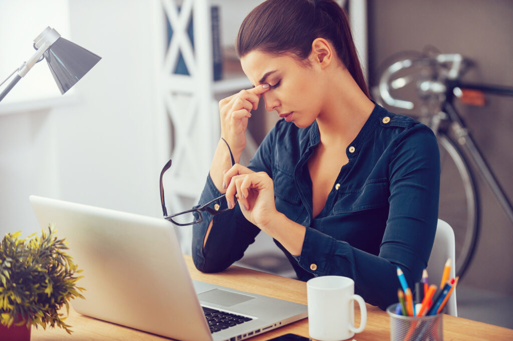 Frustrated young woman needing to know how to reduce stress.
