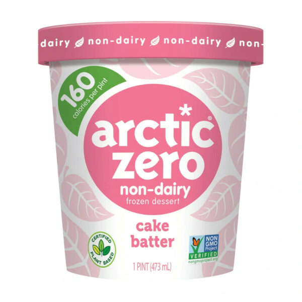 Arctic Zero, Non-Dairy Desserts, Cake Batter (Pint)