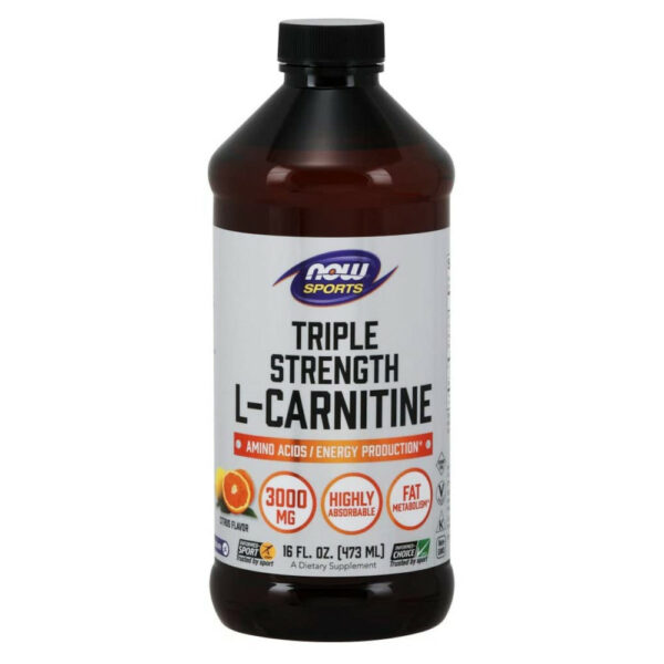 Now Sports Nutrition Triple Strength L-Carnitine Liquid