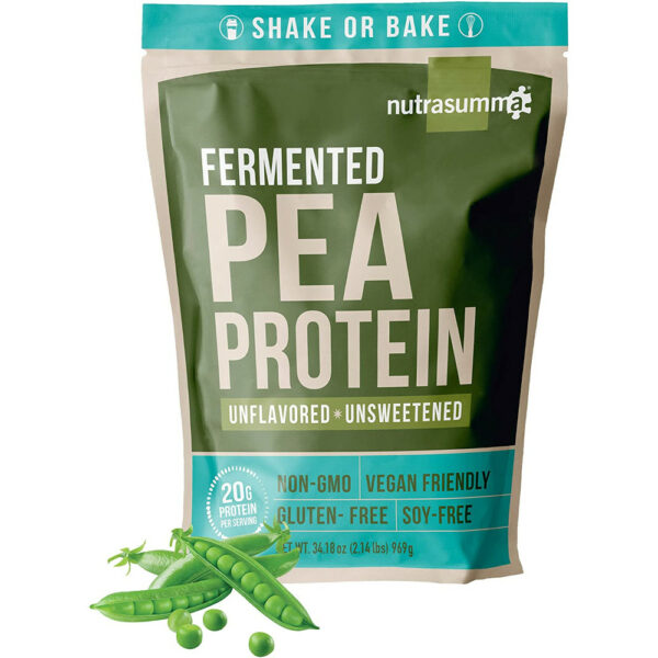 Nutrasumma 100% Plant Based Fermented Pea Protein Powder