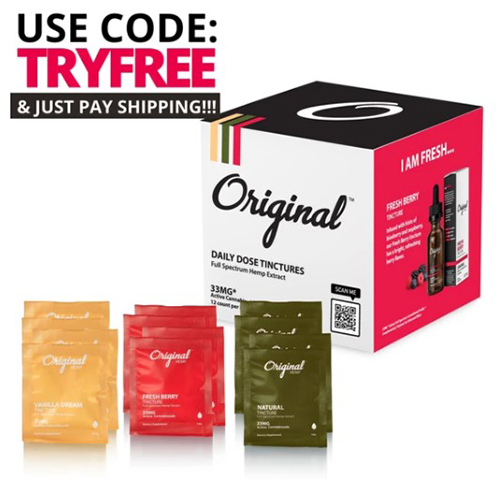 Daily Dose 33mg Tinctures Variety Pack - 12 ct. | Full Spectrum Hemp Extract (396MG)
