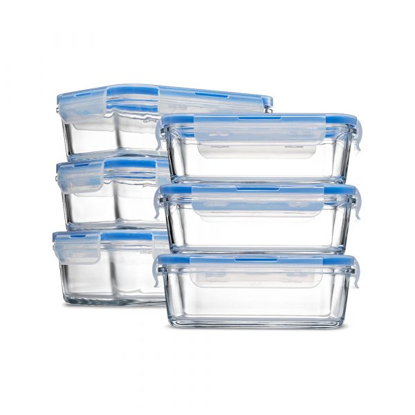 Glass Meal Prep Food Storage Containers