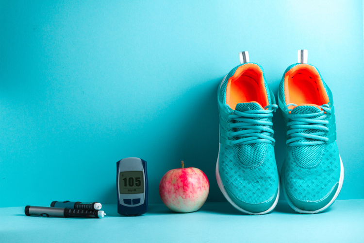 An image of wellness and fitness for world diabetes day.