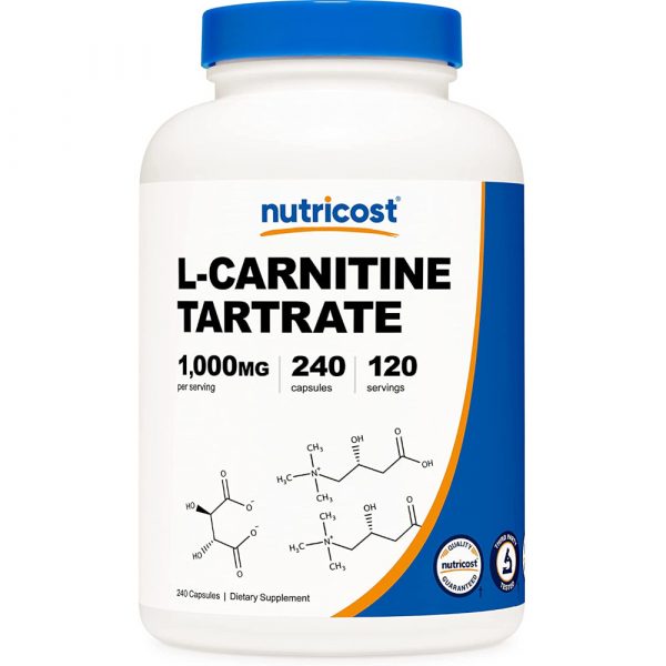 Nutricost L-Carnitine Tartrate 500mg Capsules