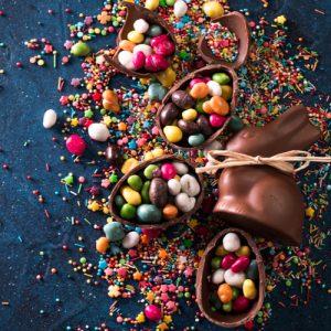 Dark Chocolate and Almond Butter Healthy Easter