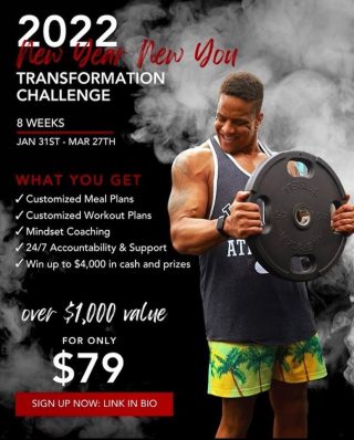 REMINDER! Tomorrow is the last day to sign up for our New Year, New You Transformation challenge! 🔗 in bio 👉 @1and1you

TAG YOUR FRIENDS TO JOIN! 💪

How to Join:
🖤 Click 🔗 in Bio to sign up
🖤 Men and Women(ALL fitness levels)
🖤 Once signed up claim you free bottle of 1and1 Burn
🖤 Join our Affiliate Program to get reward for each person you refer that joins!

What you get:
✅ 8-week Program
✅ 56 total body workouts
✅168+ customized meal plan options
✅24/7 access to group support and coaching
✅6 opportunities to win up to $4,000 in potential prizes
✅Free bottle of 1AND1 Burn

REMINDER: 1and1 YOU New Year, New You Transformation Challenge is now live! For women & men of all fitness levels. Begins January 31st!

Click link in bio to purchase 👉 @1and1you
#1and1Life
