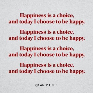 Happiness is your choice. Share with someone who needs to see this 🙌🖤

#wellnessjourney #wellnessworks #selfcaretips #1and1way