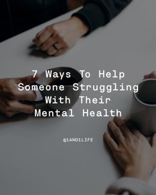 7 ways you can help someone struggling with their mental health. ❤️➡️