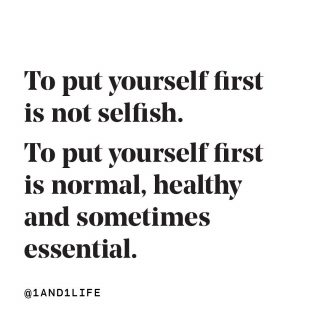 Put yourself first! ☝️ #selfcaresunday #selfcare #1and1way